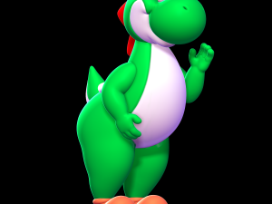 Yoshi - Mario 3D प्रिंट मॉडल