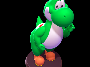 Yoshi - Mario 3D-Druckmodell