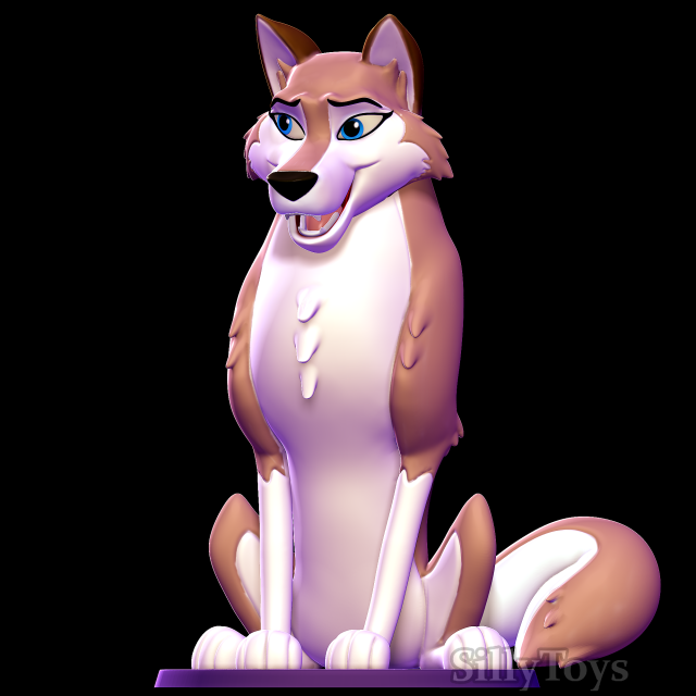 Aleu - Balto Model do druku 3D .c4d .max .obj .3ds .fbx .stl .blend 