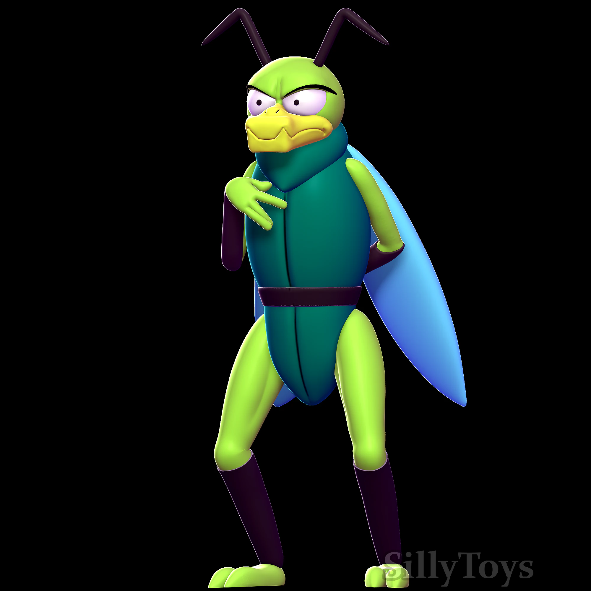 Lokar - space ghost coast to coast 3D Print Model .c4d .max .obj .3ds .fbx .stl .blend 