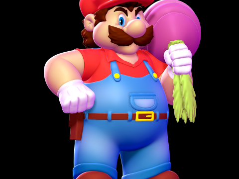 Mario 3D Print Model