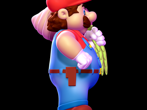Mario 3D Print Model