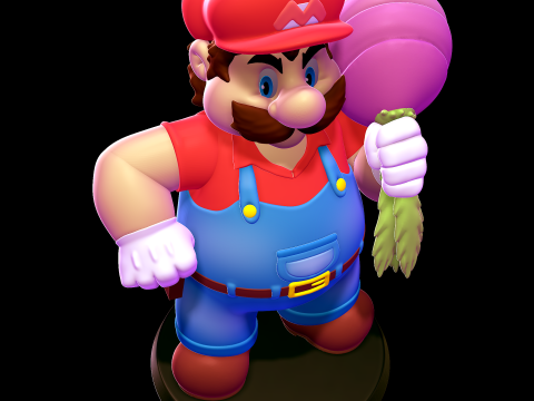 Mario 3D Print Model