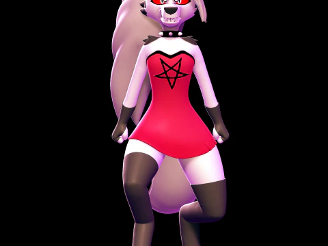 Loona angry - Helluva Boss 3D Print Model