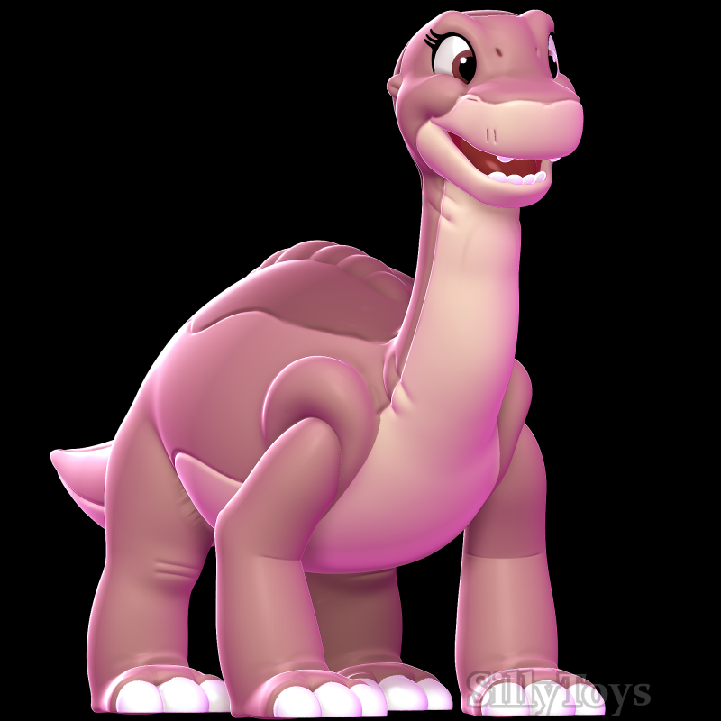 Littlefoot - The Land Before Time 3D-printmodel .c4d .max .obj .3ds .fbx .stl .blend 