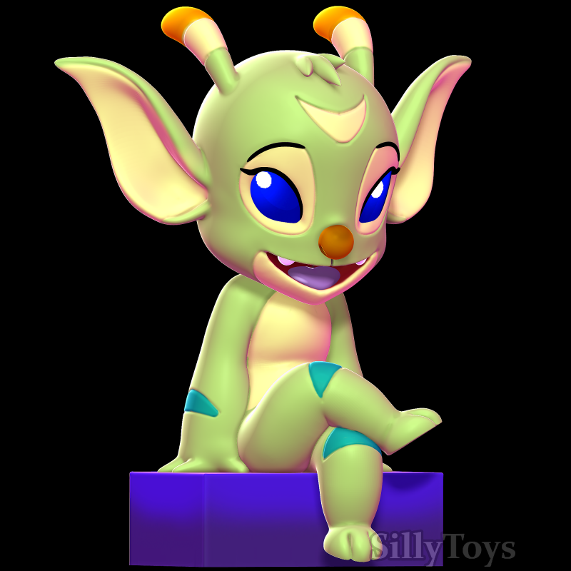 Bonnie - Lilo Stitch 3D 打印模型 .c4d .max .obj .3ds .fbx .stl .blend 