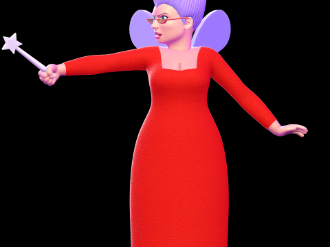 Fairy Godmother - Shrek 3D 打印模型