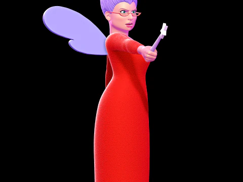 F&eacute;e Marraine - Shrek Modèles 3D en vedette