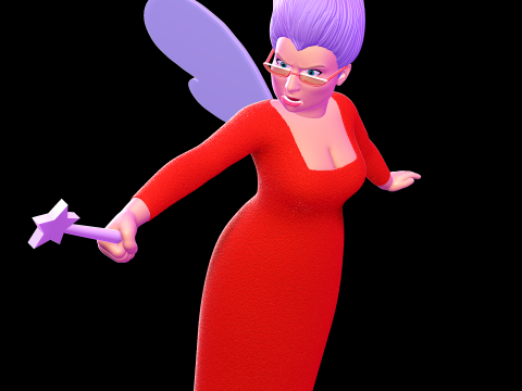 Fairy Godmother - Shrek 3D 打印模型