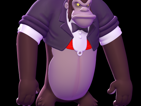 Bongo the Gorilla - Who Framed Roger Rabbit Modelo de impresión 3D