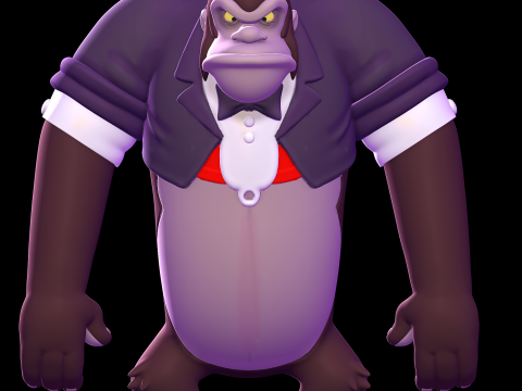Bongo the Gorilla - Who Framed Roger Rabbit 3Dプリントモデル