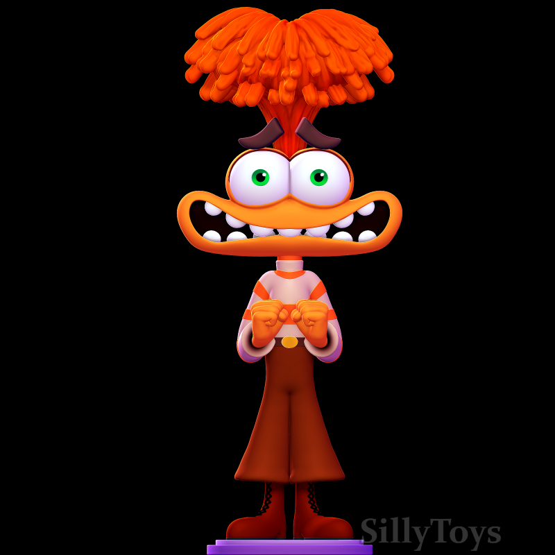 Anxiety - Inside Out 2 3D प्रिंट मॉडल .c4d .max .obj .3ds .fbx .stl .blend 