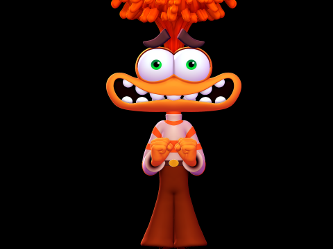 Anxiety - Inside Out 2 Modelo de Impressão 3D
