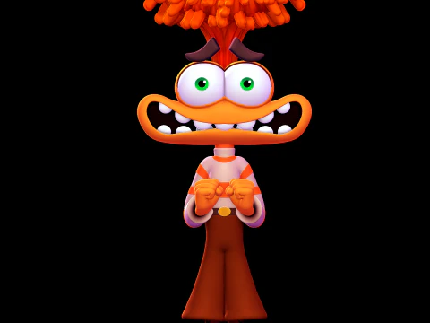 चिंता - अंदर से बाहर 2 3D प्रिंट मॉडल