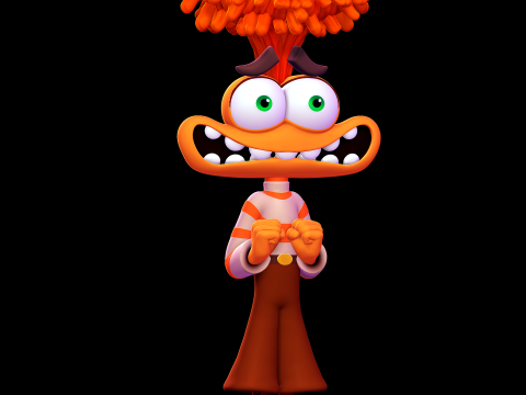 Anxiety - Inside Out 2 3D प्रिंट मॉडल