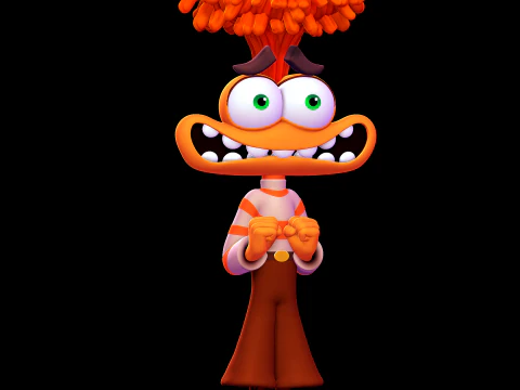 Anxiety - Inside Out 2 3D Print Model