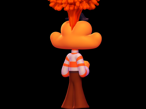 Anxiety - Inside Out 2 3D प्रिंट मॉडल
