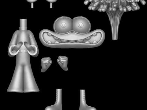 Anxiety - Inside Out 2 3D Print Model