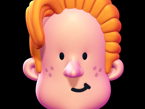 Conan OBrien head 3D Print Model