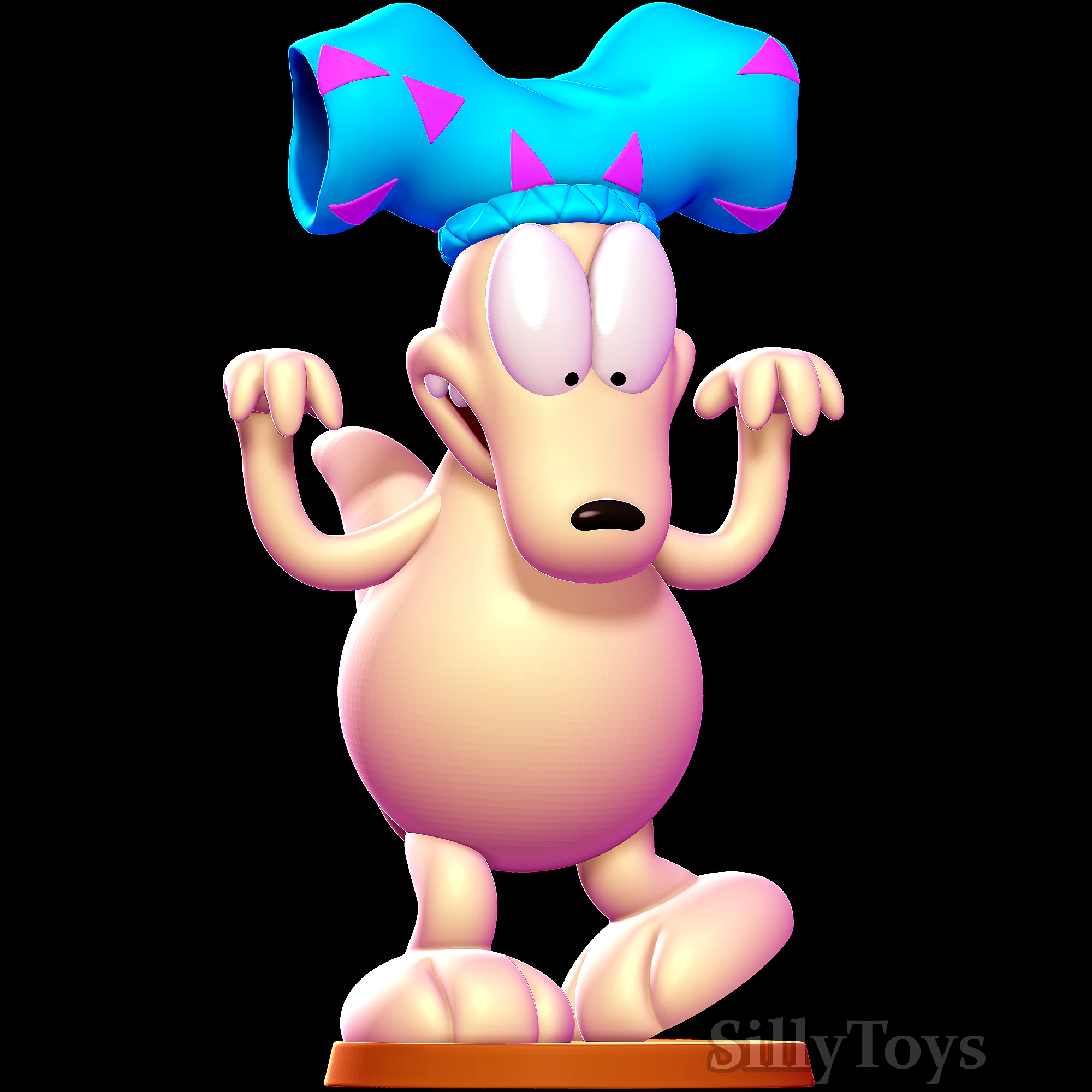Rocko - La vida moderna de Rocko Modelo de impresión 3D .c4d .max .obj .3ds .fbx .stl .blend 