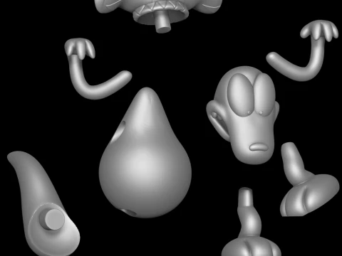 Rocko - La vida moderna de Rocko Modelo de impresión 3D