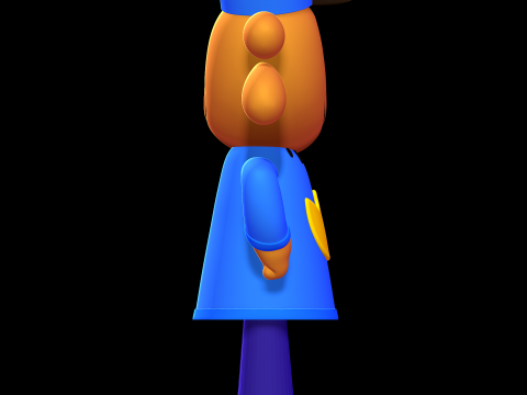 Dog Man Modelo de impresión 3D