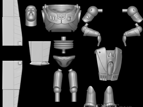 Buzz Lightyear - Toy Story Modelo de Impressão 3D