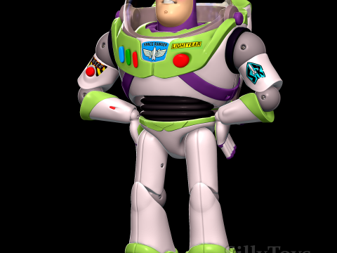 Buzz Lightyear - Toy Story Modelo de Impressão 3D