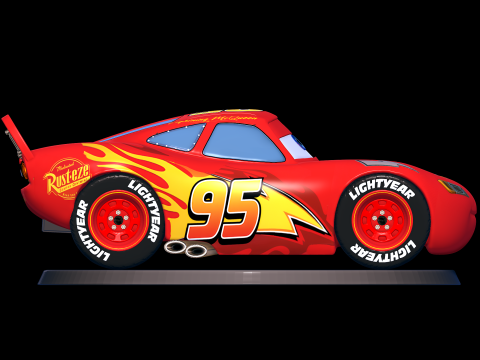 Lightning McQueen - Cars 3D 프린트 모델