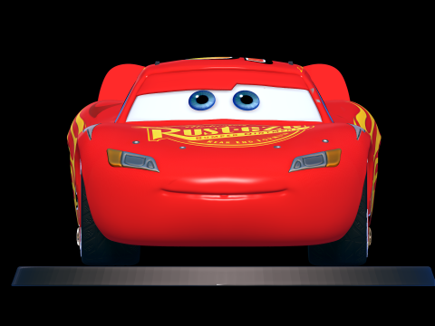 Lightning McQueen - Cars 3D 프린트 모델