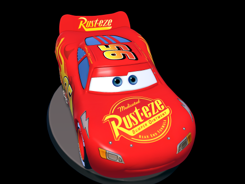 Lightning McQueen - Cars 3D 프린트 모델