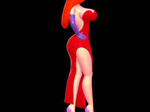 Jessica Rabbit - Who Framed Roger Rabbit 3D Print Model