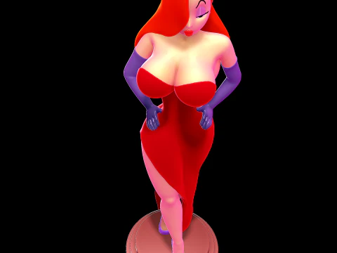 Jessica Rabbit - Who Framed Roger Rabbit 3D Print Model