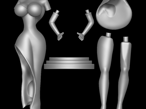 Jessica Rabbit - Who Framed Roger Rabbit Modelo de impresión 3D