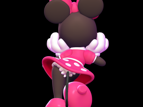 Minnie Mouse 3D Принт Модель