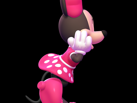 Minnie Mouse 3D Принт Модель
