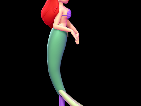 Ariel - The Little Mermaid 3D Print Model