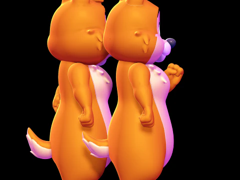 Chip and Dale 3D Print Model