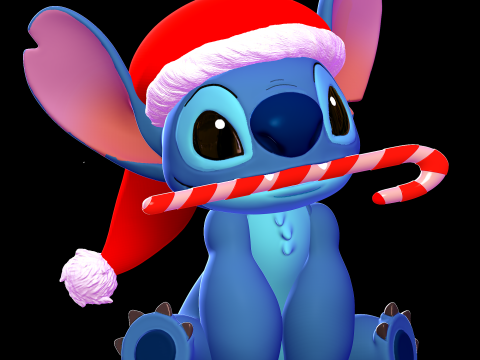 Stitch Christmas - Lilo and Stitch 3D-printmodel