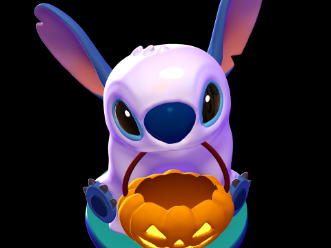 Stitch Halloween - Lilo and Stitch 3Dプリントモデル