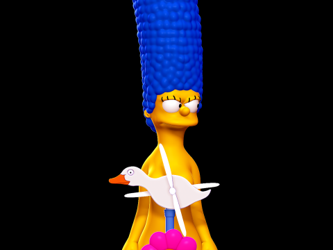 Marge Simpson - The Simpsons 3D Принт Модель