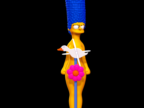 Marge Simpson - The Simpsons 3D-printmodel