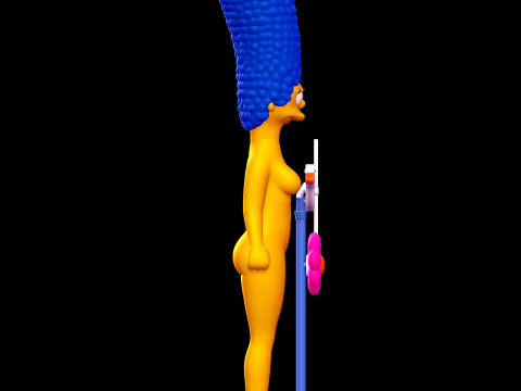 Marge Simpson - The Simpsons 3D Print Model
