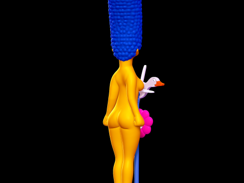 Marge Simpson - The Simpsons 3D-printmodel