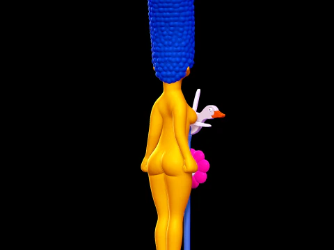 Marge Simpson - The Simpsons 3D Print Model