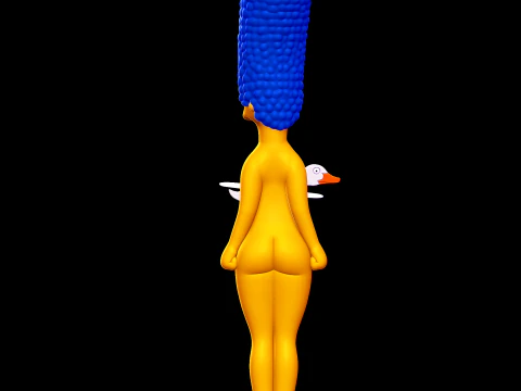 Marge Simpson - The Simpsons 3D Print Model