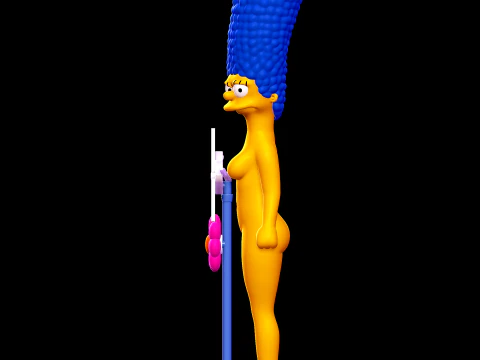 Marge Simpson - The Simpsons 3D Print Model