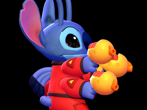Stitch in Spacesuit - Lilo and Stitch 3D Print Model