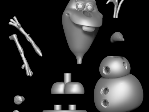 Olaf - Frozen 3D Print Model