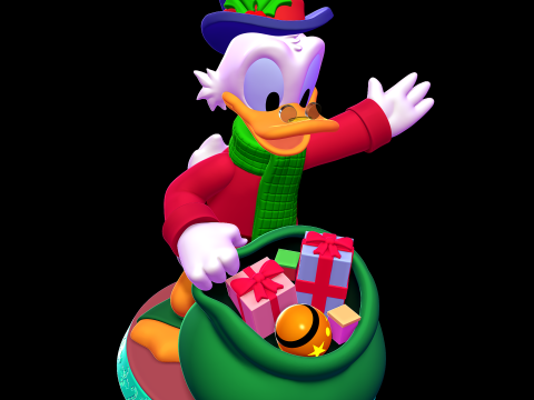 Scrooge McDuck Christmas Modèles 3D en vedette